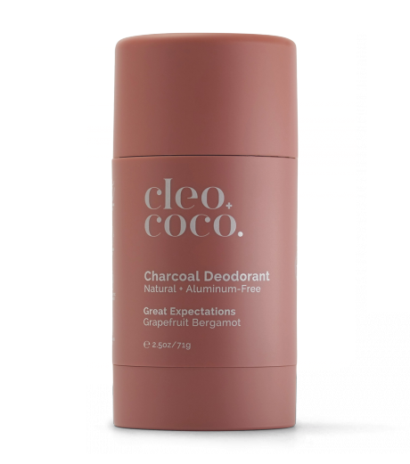  Cleo+Coco Charcoal Deodorant Charcoal Deodorant, Great Expectations, Grapefruit Bergamot swatch