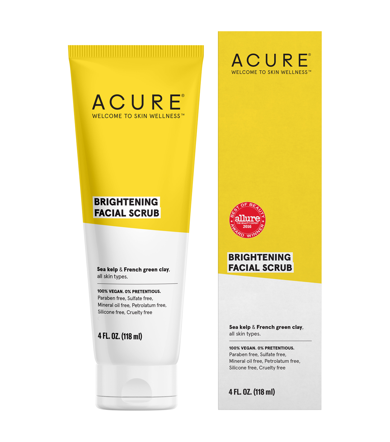 Brightening Facial Scrub Acure Organics Brilliantly Brightening Facial Scrub - Deluxe - 30ml - new packaging 2017 1