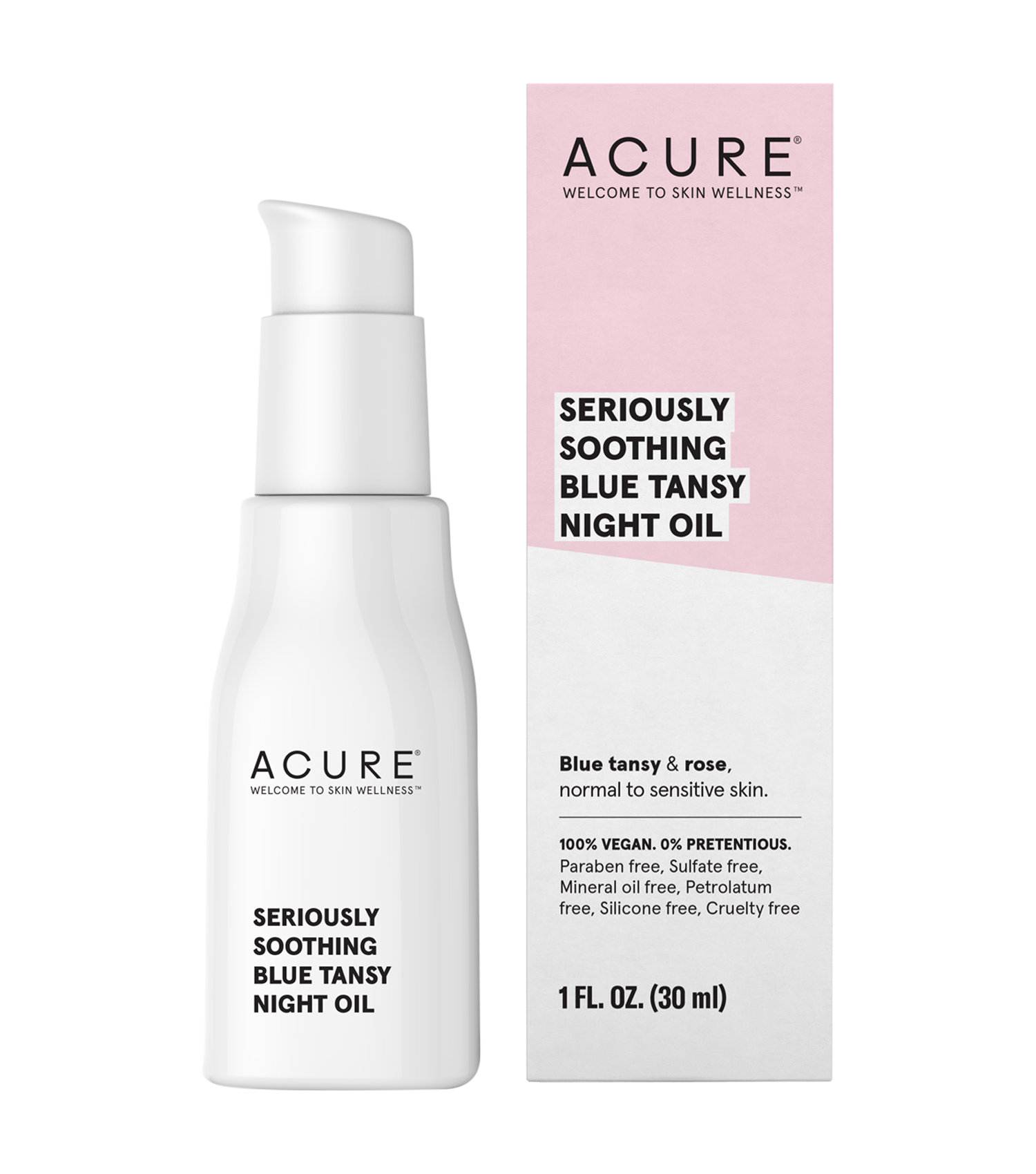 Acure Organics SERIOUSLY SOOTHING BLUE TANSY NIGHT OIL  1