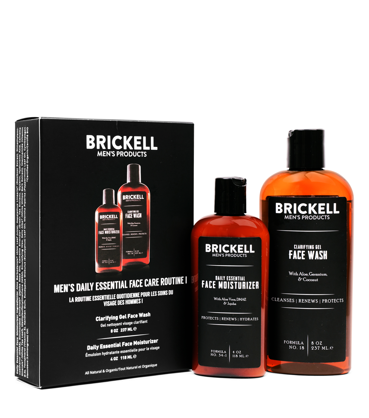 Brickell Men's Products Mens Daily Essential Face Care Routine I