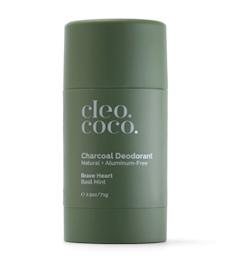Cleo+Coco Charcoal Deodorant Charcoal Deodorant, Brave Heart, Basil Mint 4