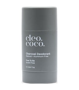 Cleo+Coco Charcoal Deodorant Charcoal Deodorant, Free To Be, Scent Free 3