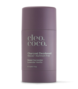 Cleo+Coco Charcoal Deodorant Charcoal Deodorant, Sweet Surrender Lavender Vanilla 1