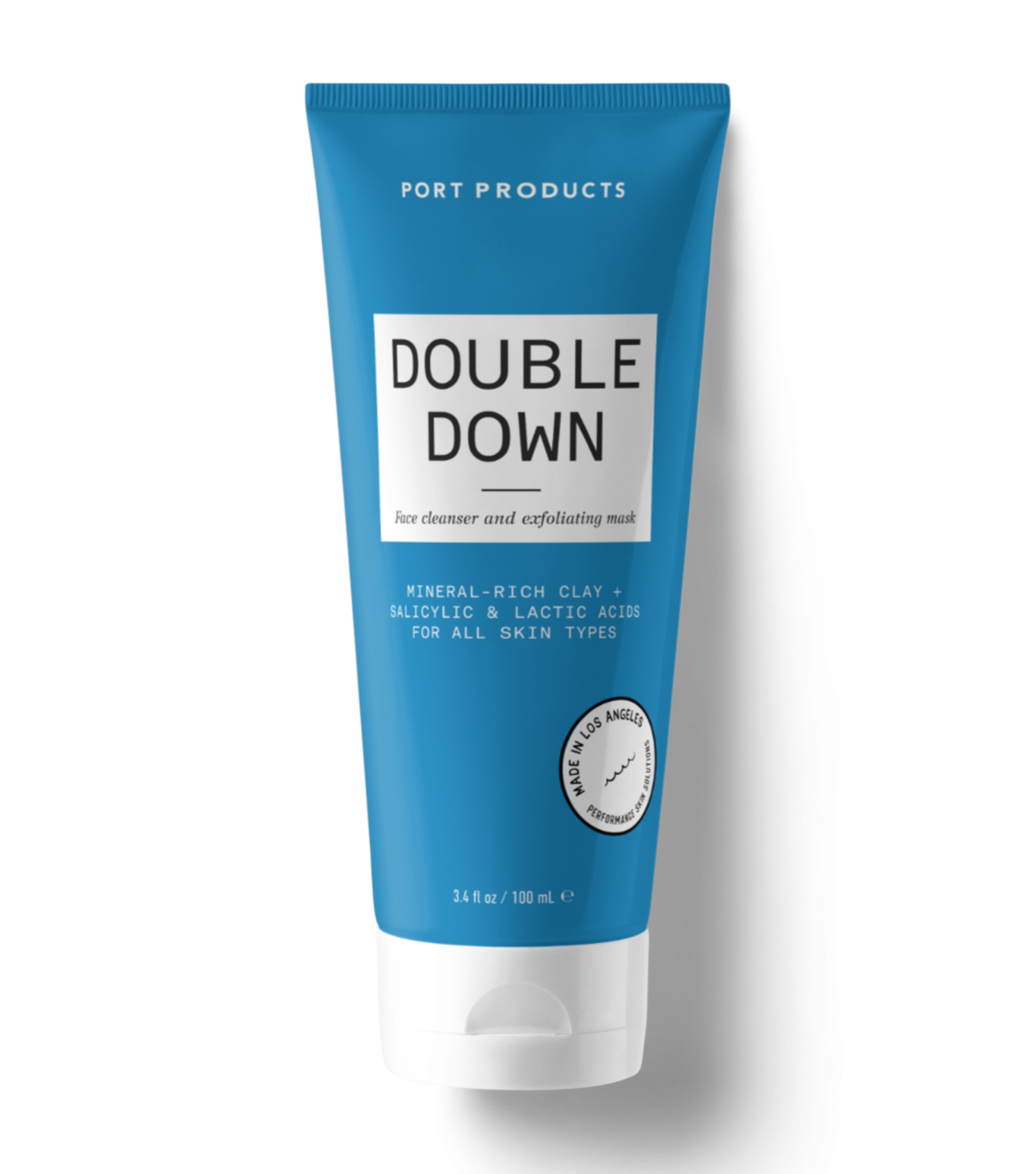 Port Products Double Down Facial Cleanser and Exfoliating Mask