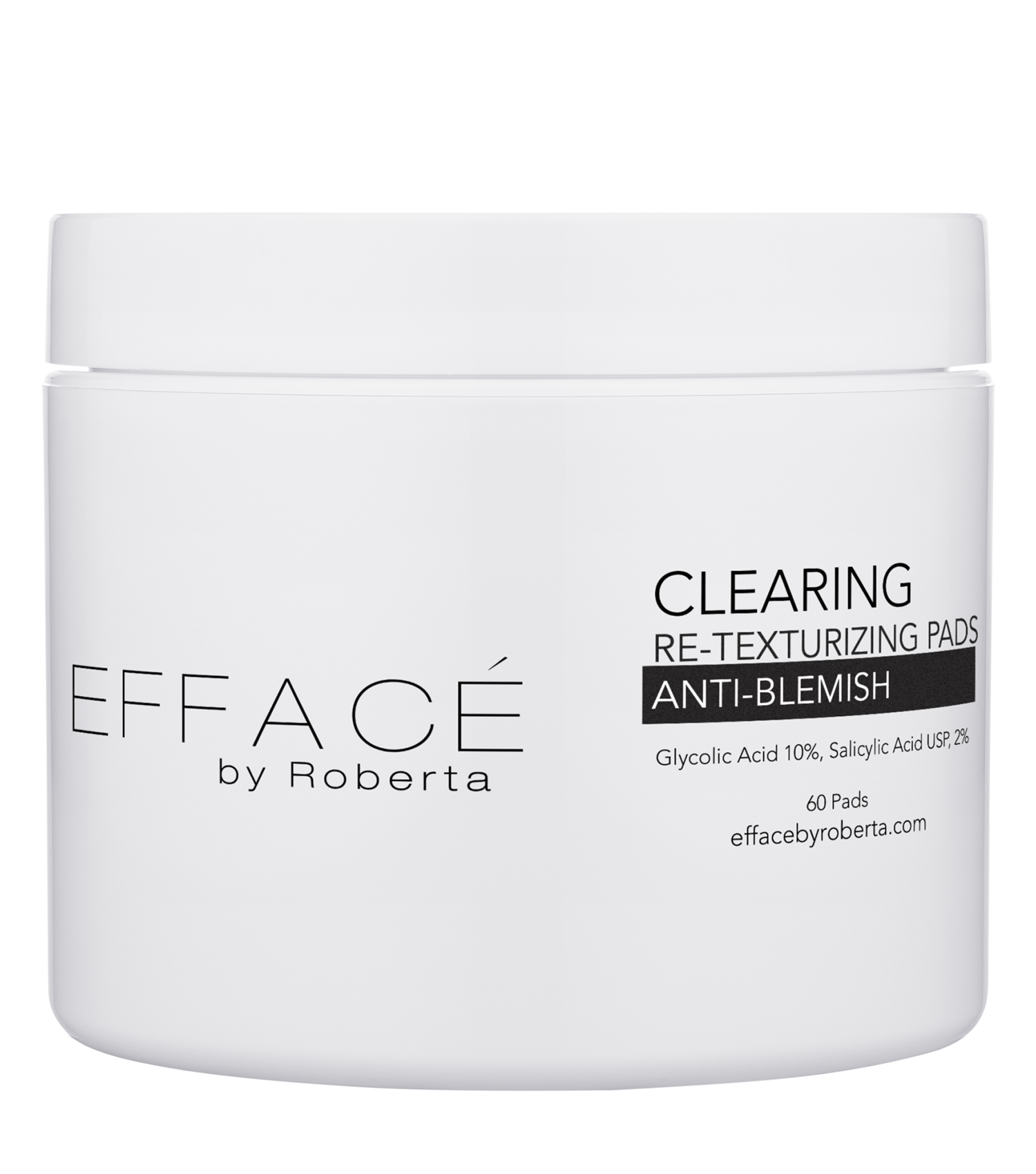 EFFACE Aesthetics Clearing Re-Texturizing Pads