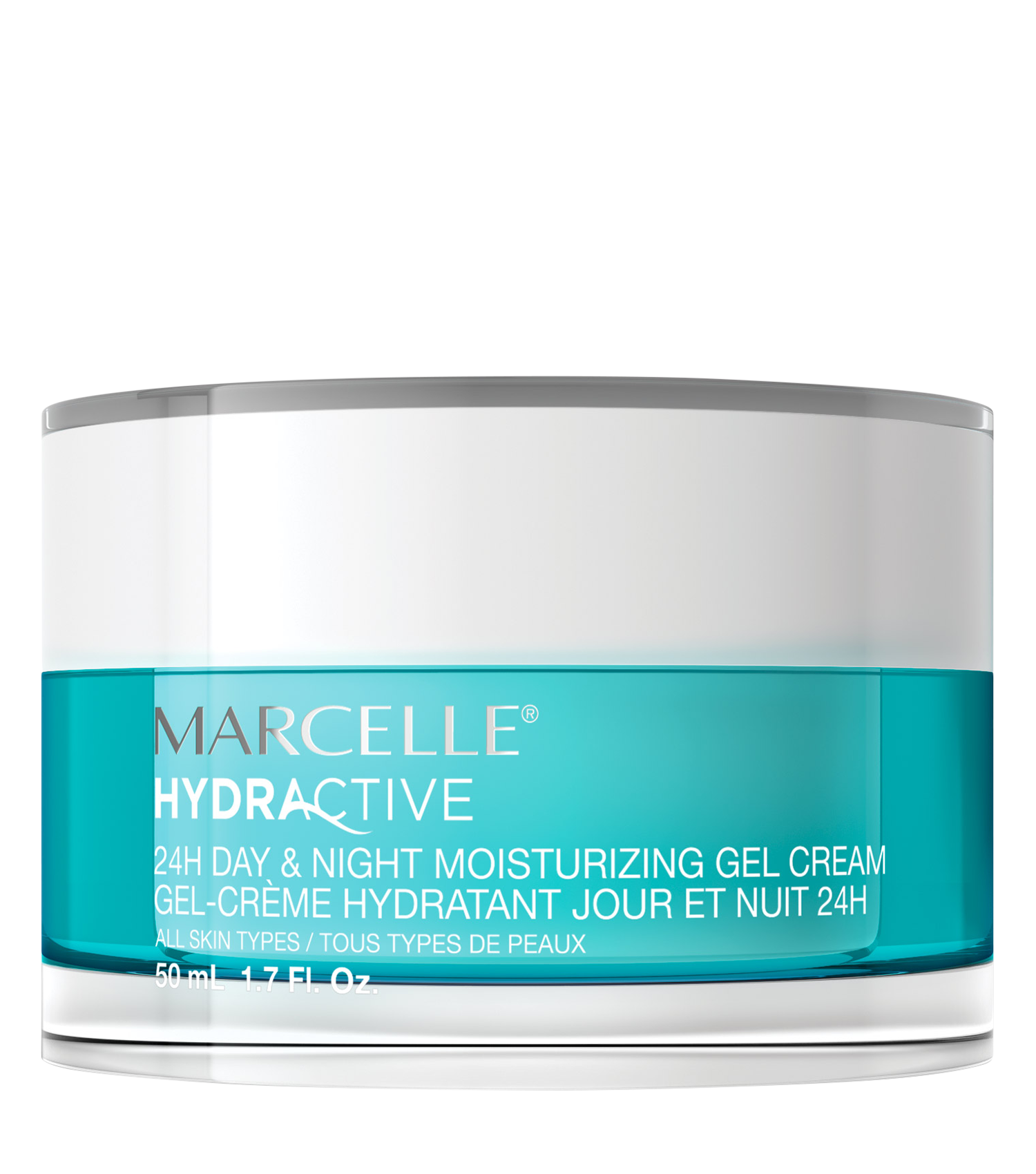 Marcelle Hydractive 24H Day & Night Moisturizing Gel Cream - All Skin Types 50mL HydraActive 24H Day & Night Moisturizing Gel Cream - All Skin Types - 7ml 1