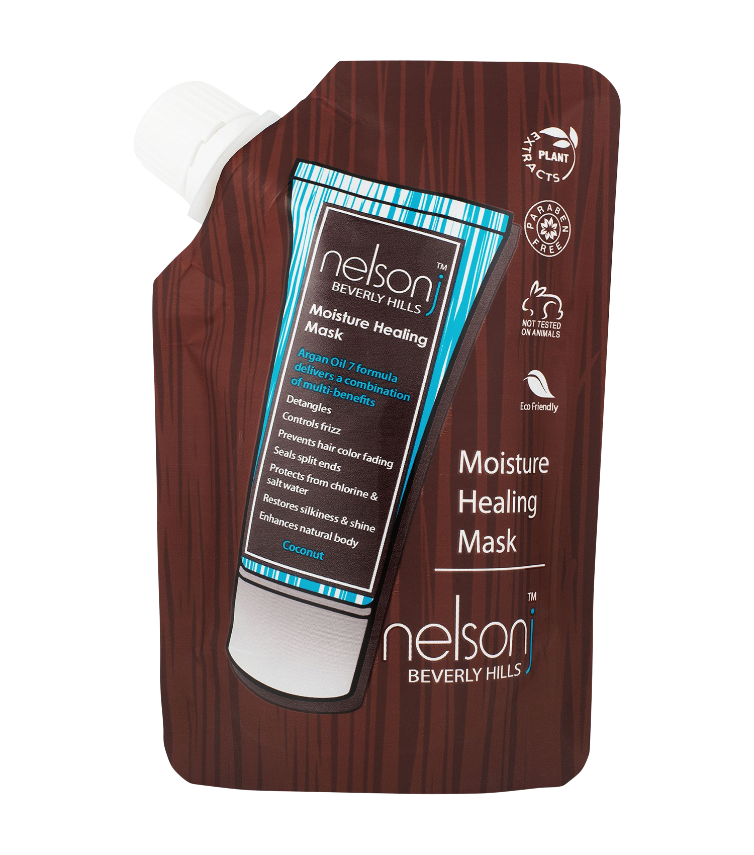 Nelson J Moisture Healing Mask (Argan Oil Formula) Moisture Healing Mask - 1oz - Deluxe Travel Size 1