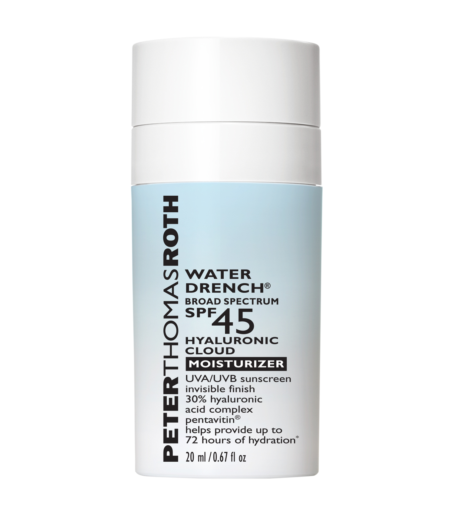 Peter Thomas Roth Travel-Size Water Drench  Broad Spectrum SPF 45 Hyaluronic Cloud Moisturizer Peter Thomas Roth Travel-Size Water Drench  Broad Spectrum SPF 45 Hyaluronic Cloud Moisturizer 1