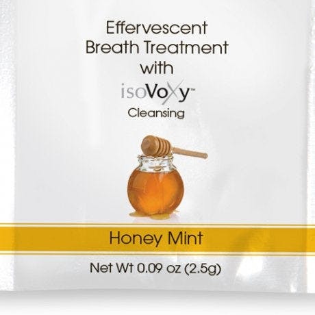 32 Oral Care Effervescent Breath Crystals with IsoVoxy - 15 Count - Honey Mint  1
